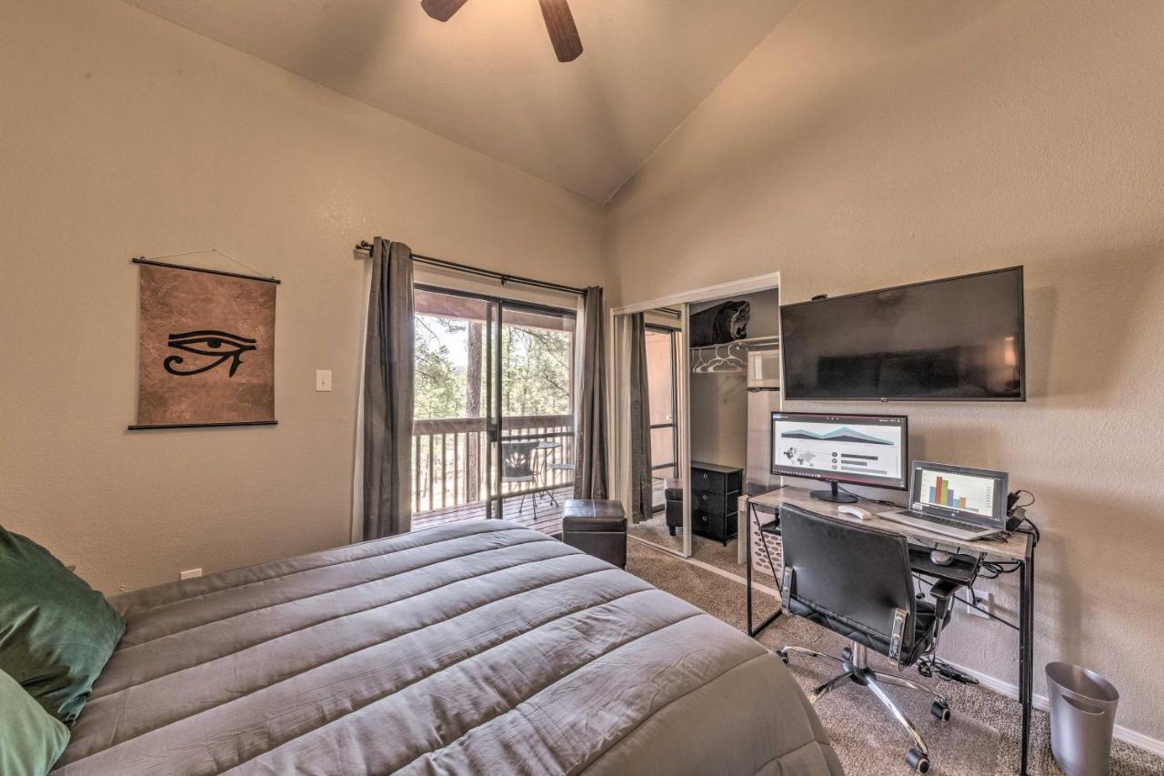 Forested Ruidoso Condo With Deck And Fireplace! エクステリア 写真